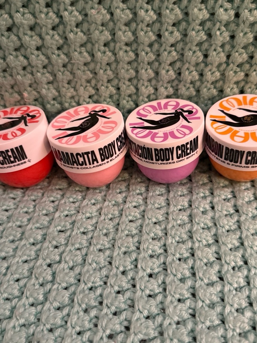 miami Multi-Color Body Cream Trio — Red, Pink, Purple, Orange